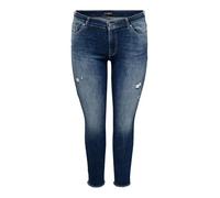 CARMAKOMA Female Skinny Jeans CARWILLY Mittlere Taille Skinny Fit Knöchellang Jeans