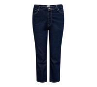 CARMAKOMA Female Straight-Fit Jeans CAREMILY Hohe Taille Gerade geschnitten Knöchellang Jeans