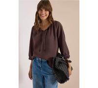 Carmen-Bluse mit Halbarm und Bändern