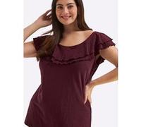 Carmenshirt burgund 46