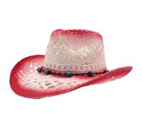 Carnavalife Cowboyhut aus Stroh im Western-Stil für Erwachsene, Familie nach Farbe und Größe