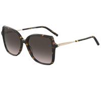 Carolina Herrera Her 0179/s 2IK/HA HAVANA GOLD Sunglasses Women Acetate, Standard, 55