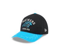 Carolina Panthers 2025 NFL Draft 9TWENTY A-Frame verstellbare Cap Schwarz - ONE SIZE