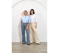 Caroline Tensen Charlotte Streifenhose Hellblau/Weiß EU 36 / UK 8