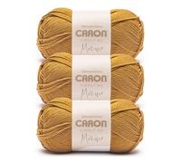 Caron Simply Me Merino-Karamellgarn, 3 Stück, 100 g, 50% Acryl, 50% Merinowolle, #3 DK (hell), 215 Meter - Stricken/Häkeln