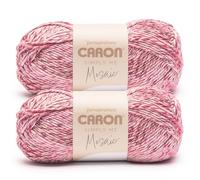 Caron Simply Me Mosaik-Jubiläumsgarn, 2 Stück, 140 g, 62% Acryl, 20% Nylon, 18% Wolle, Nr. 5 sperrig, 170 Meter - Stricken/Häkeln