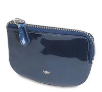 Golden Head Carrara Zipped Key Case Blue