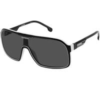 Carrera 1046/s 80S/IR BLACK WHITE Sunglasses Men's Propionate, Standard, 1