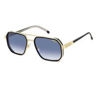 Carrera 1069/S BLACK GOLD/DARK BLUE SHADED 58/19/145 Herrenbrillen Sonnenbrillen