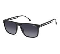 Carrera Herren-Sonnenbrille 8064/S 80S/9O schwarz-weiß dunkelgrauer Farbverlauf 57/17/145