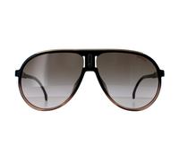 Carrera Aviator Herren Schwarz Braun Schatten Braun Gradient Champion 65/N Einheitsgröße