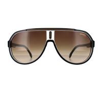 Carrera Aviator Herren Schwarz Gold Braun Gradient 1057/S Einheitsgröße