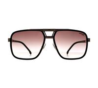 Carrera Aviator Herren Schwarz Gold Gold Spiegel auf Burgund Gradient Carrera 1071/S Einheitsgröße