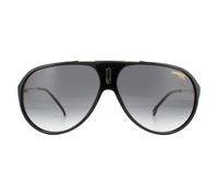 Carrera Aviator Mens Black Dark Grey Gradient Sonnenbrille Einheitsgröße