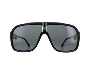 Carrera Aviator Mens Matte Schwarz Grau Sonnenbrille Einheitsgröße