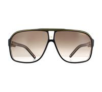 Carrera Aviator Mens Schwarz Braun Gradient Sonnenbrille Einheitsgröße