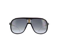 Carrera Aviator Mens Schwarz Gold Dunkel Grau Gradient Sonnenbrille Einheitsgröße