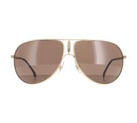 Carrera Aviator Unisex Matt Gold Braun Gipsy 65 Einheitsgröße