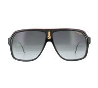 Carrera Aviator Unisex Sonnenbrille Schwarz Weiß Dunkel Grau Gradient Einheitsgröße