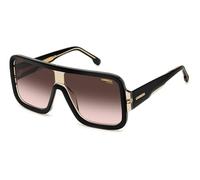 Carrera FLAGLAB 14 Black Beige/Brown Shaded Blue Mirror 62/11/145 Unisex Sonnenbrillen
