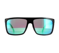 Carrera Square Herren Schwarz Grün Grün Multilayer Spiegel 8055/S Einheitsgröße