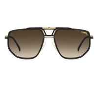 CARRERA SUN Brille CARRERA 1072/S Größe 61-17 mm Matte Schwarz Gold/Eye size: 61 - Bridge size: 17