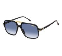 Carrera Sonnenbrille CARRERA 350/S 2M2/08 Rechteck 58-16 mm Schwarz/Gold verspiegelt