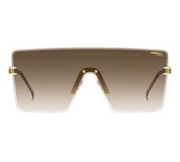 Carrera Damen Sonnenbrille - CARRERA 1075/S - VVP/HA - 99mm - Gold, Monoscheibe, verspiegelt, mirrored