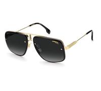 Carrera-Sport Sonnenbrille Glory II RHL9O Schwarz/Gold – Grau Verlauf – 59/18/145 – Herren