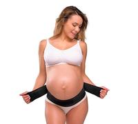 Carriwell Schwangerschafts-Stützgürtel | Verstellbarer Schwangerschaftsgürtel mit Klettverschluss | Lindert Rückenschmerzen & stützt Bauch | Diskret tragbar, Komfortabel für vor & nach der Geburt, S/M