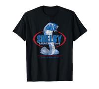 Carroll Shelby American Racing T-Shirt, Herren, Damen, Unisex Kinder, Sport, Kurzarm, Schwarz, S, Crew-Ausschnitt, Pullover, Logo, T-Shirt