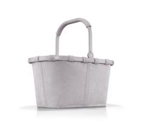 reisenthel carrybag Cord Grey - Stabiler Einkaufskorb mit viel Stauraum und praktischer Innentasche - Elegantes und wasserabweisendes Design