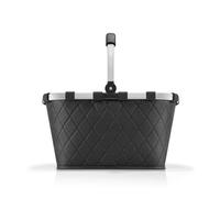 Carrybag rhombus black Einkaufskorb