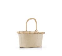 reisenthel carrybag XS frame cord sand - Stabiler Einkaufskorb mit praktischer Innentasche - Elegantes und wasserabweisendes Design