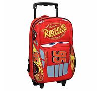 Disney Kinder Trolley-Rucksack Cars 3 Piston Cup 3D, 38x28x12cm, rot