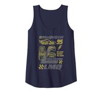 Cars Lightning McQueen Racing Tank Top, Damen, Marineblau, L