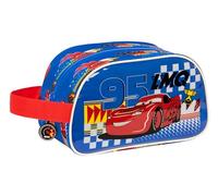 Cars Race Ready Schultasche für Kinder, mittelgroß, mit Griff, Kulturbeutel für Kinder, anpassbar an den Wagen, einfache Reinigung, bequem und vielseitig, Qualität und Widerstandsfähigkeit, 26 x 12 x