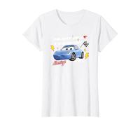 Cars Sally Heart of Champion Valentine T-Shirt, Damen, Weiß, S