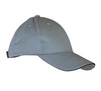 Carson Contrast Sandwich Cap, 1 Stück, One-Size, grau/schwarz, CCC.GS