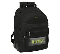 Cartable Safta Surf Noir (32 x 42 x 15 cm)