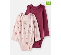 carter's 2er-Set: Bodys in Rosa - Größe 62 | Baby Bodys