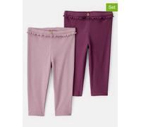 carter's 2er-Set: Leggings in Lila - Größe 80 | Babyhosen