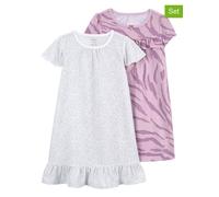 carter's 2er-Set: Nachthemden in Lila - Größe 110 | Kinder Waesche