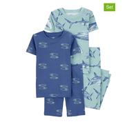 carter's 2er-Set: Pyjamas in Blau - Größe 116 | Kinder Waesche