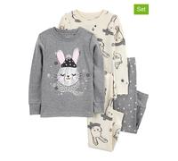 carter's 2er-Set: Pyjamas in Creme - Größe 98 | Kinder Waesche