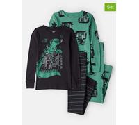 carter's 2er-Set: Pyjamas in Grün - Größe 116 | Kinder Waesche
