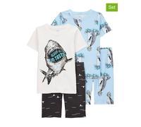 carter's 2er-Set: Pyjamas in Hellblau - Größe 116 | Kinder Waesche