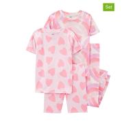 carter's 2er-Set: Pyjamas in Rosa - Größe 116 | Kinder Waesche