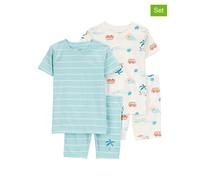 carter's 2er-Set: Pyjamas in Weiß - Größe 104 | Kinder Waesche
