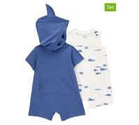 carter's 2er-Set: Spieler in Weiß - Größe 86/92 | Babyoveralls